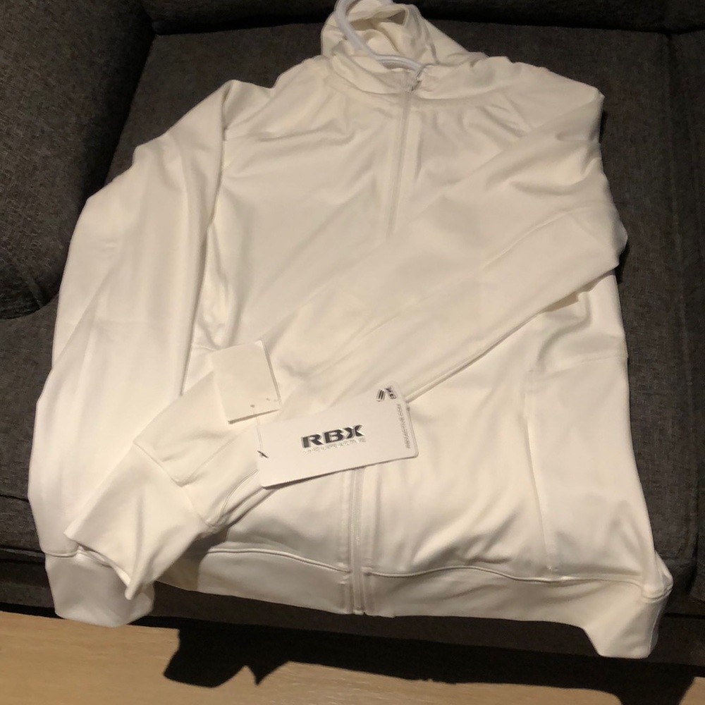 RBX white active jacket medium - Picture 2 of 3